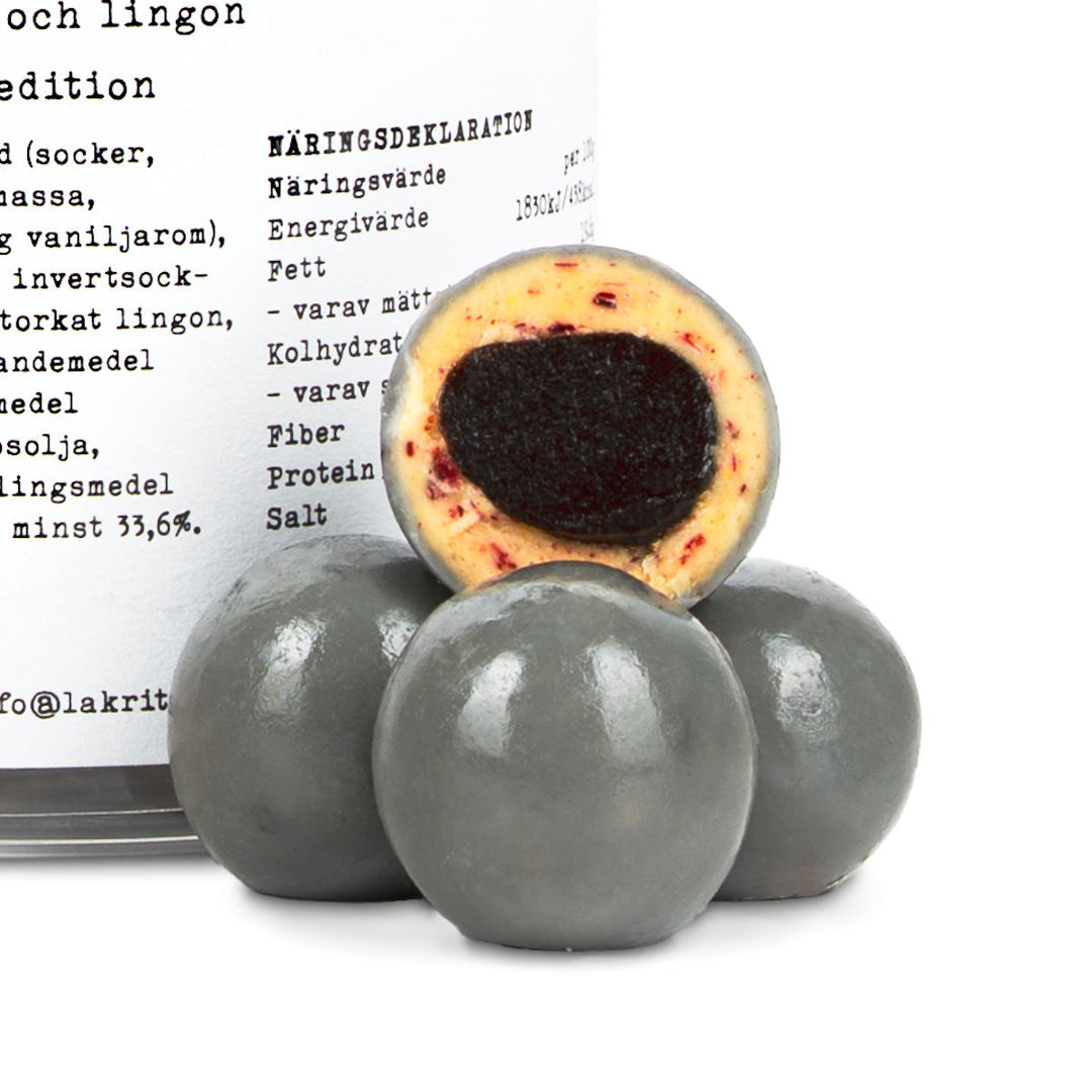 Haupt Lakrits Holy Bite – Sweet Liquorice, Belgian White Chocolate, Saffron & Lingonberry