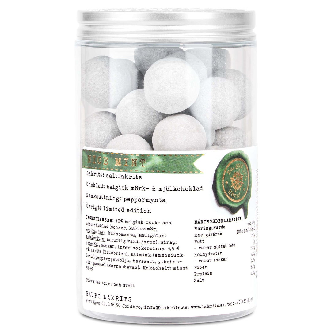 Nice Mint – Slow Cooked Salt Liquorice, Belgian Chocolate & Peppermint