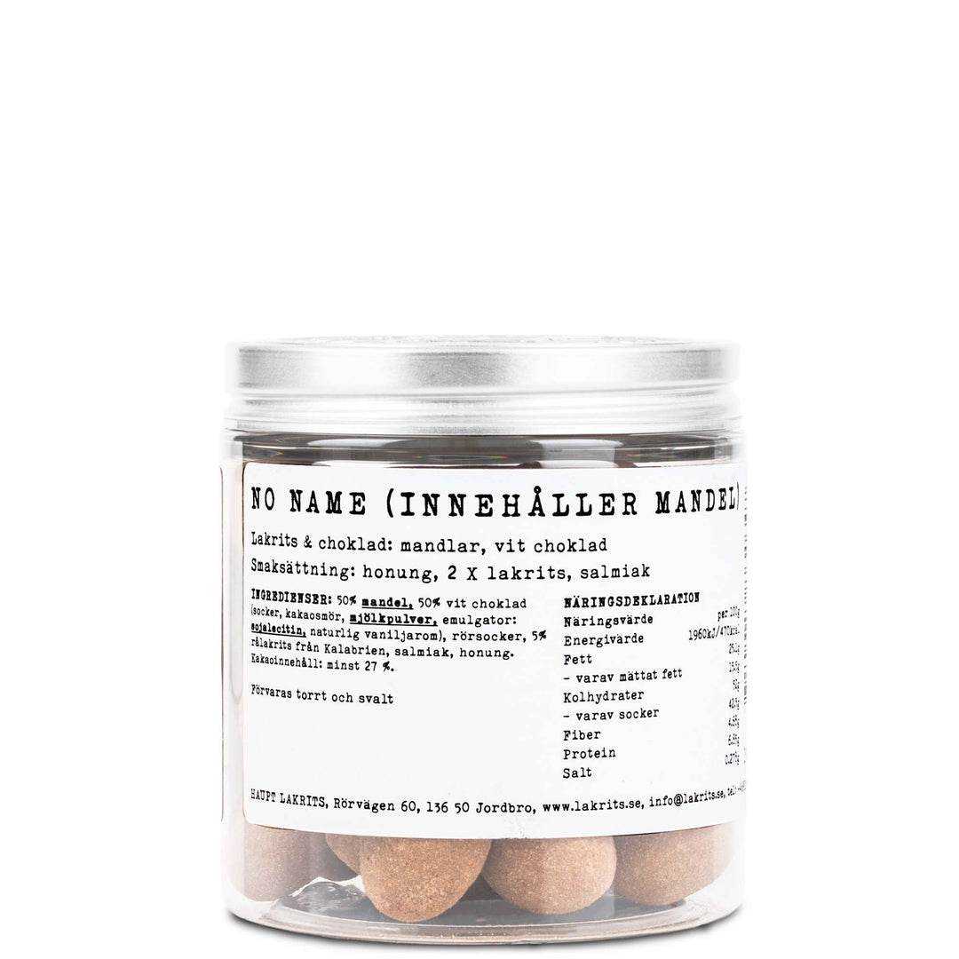 Haupt Lakrits No Name – White Chocolate, Honey Roast Almonds & Salt Liquorice