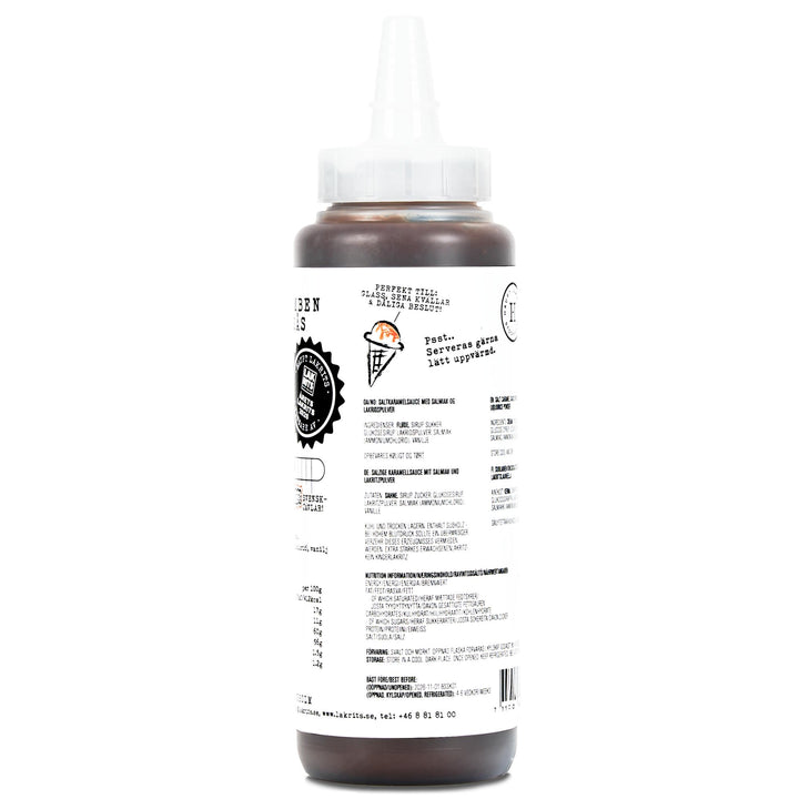 Haupt Lakrits Salmiakbomben Salt-Kolasås - Salt Liquorice & Caramel Sauce
