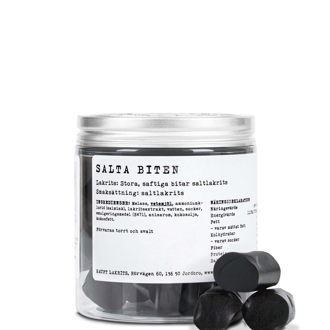 Salta Biten – Juicy Salty Black Swedish Liquorice