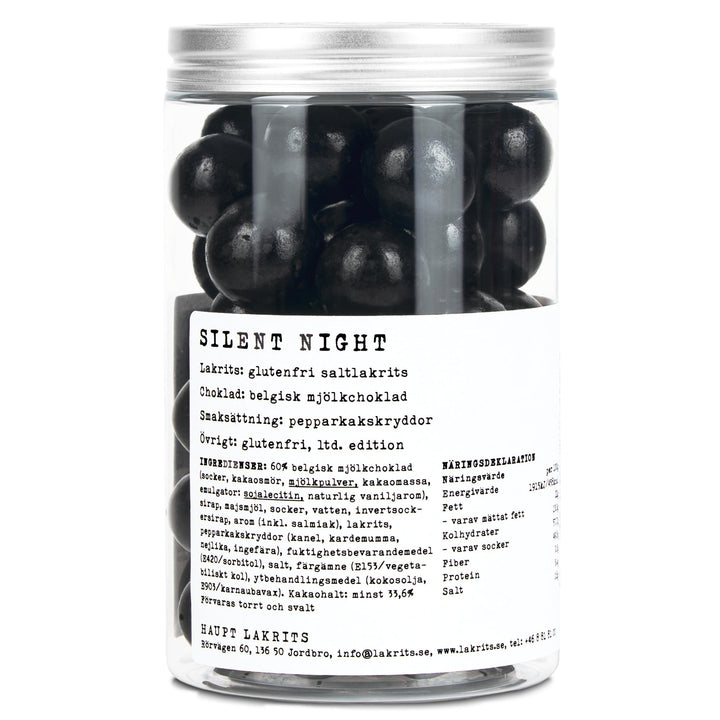 Haupt Lakrits Silent Night – Salty Liquorice, Belgian Milk Chocolate & Gingerbread Spices