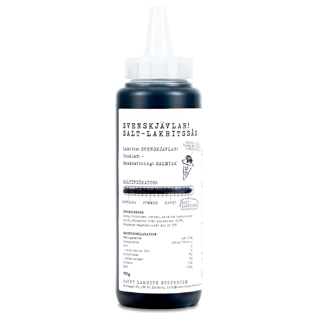 Haupt Lakrits Svenskjävlar! - Salt Liquorice Sauce