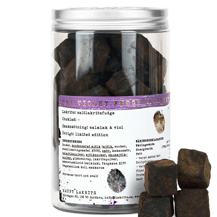Haupt Lakrits The Violet Fudge Incident - Salty Liquorice Butter Fudge