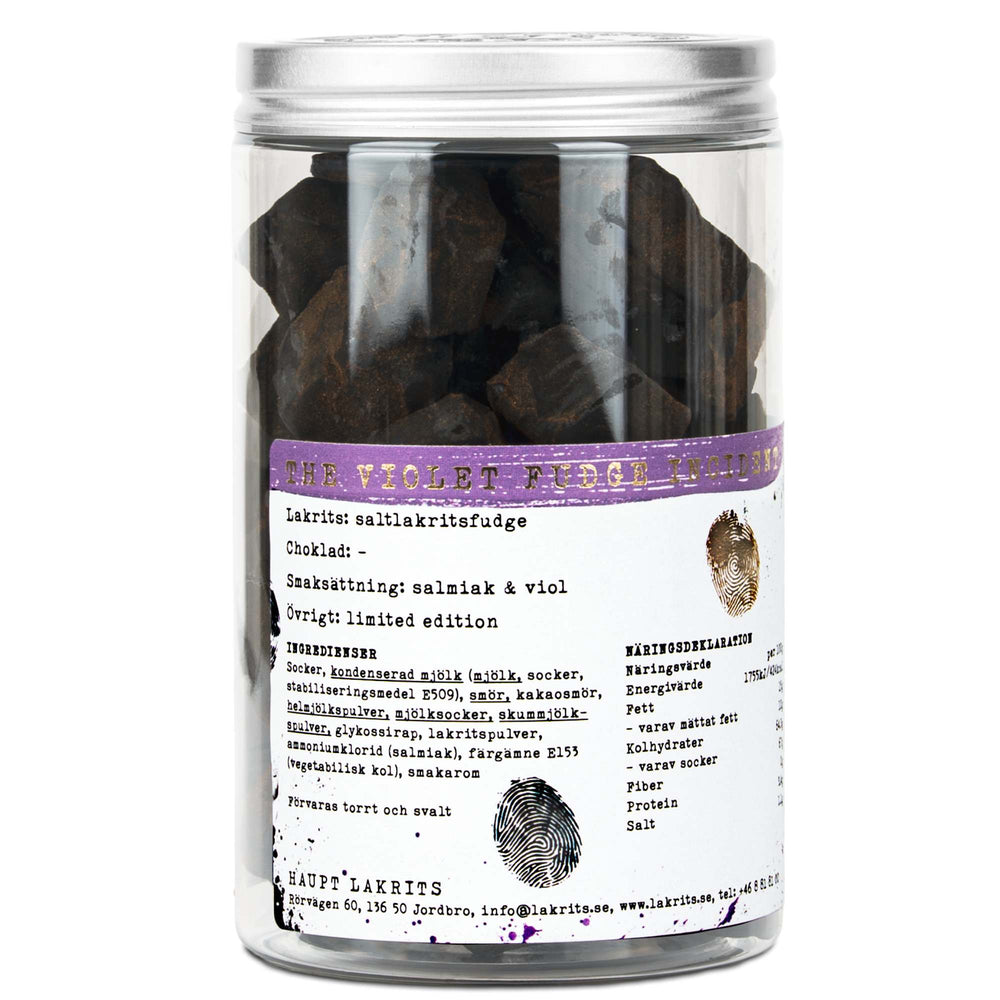 Haupt Lakrits The Violet Fudge Incident - Salty Liquorice Butter Fudge