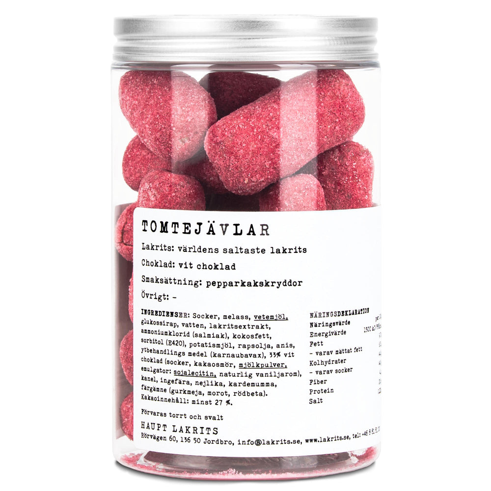 Haupt Lakrits Tomtejävlar - Extreme Salt Liquorice, Chocolate & Gingerbread Spices