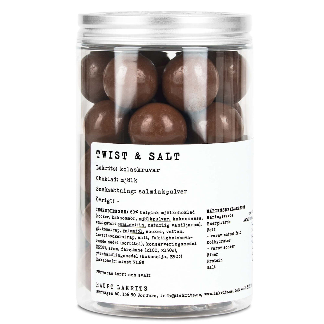 Haupt Lakrits Twist & Salt – Milk Chocolate Covered Caramel With Ammonia