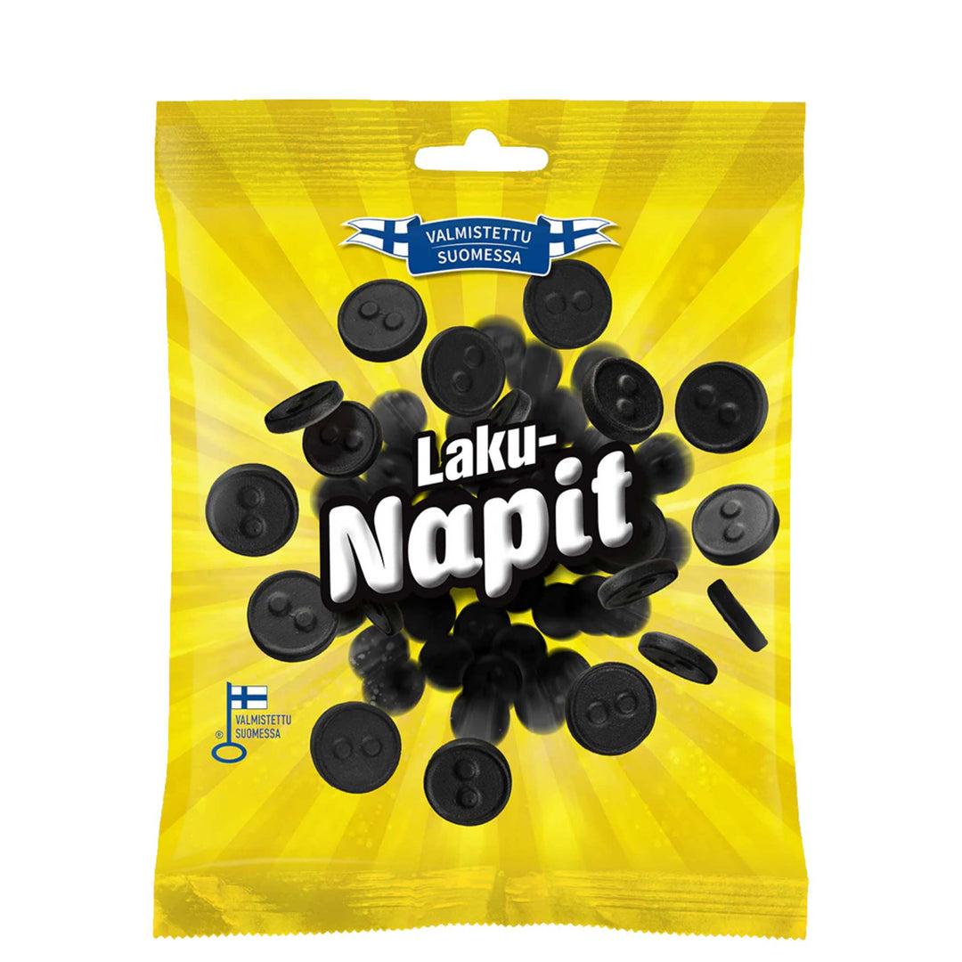 Hedelma Laku Napit - Fruit & Sweet Liquorice Buttons