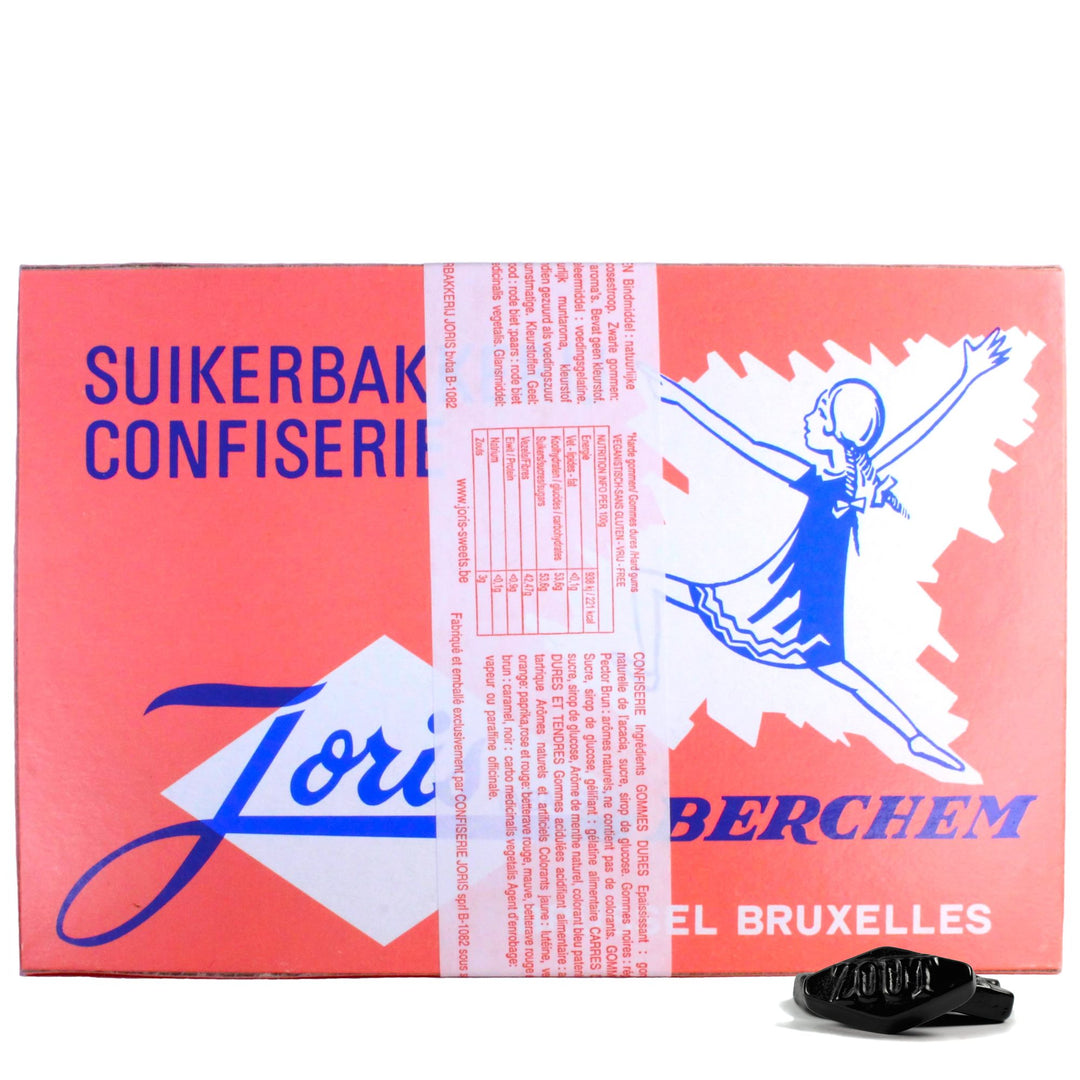 Joris Zout - Hard Vegan & Gluten Free Salty Liquorice Diamonds 1kg box
