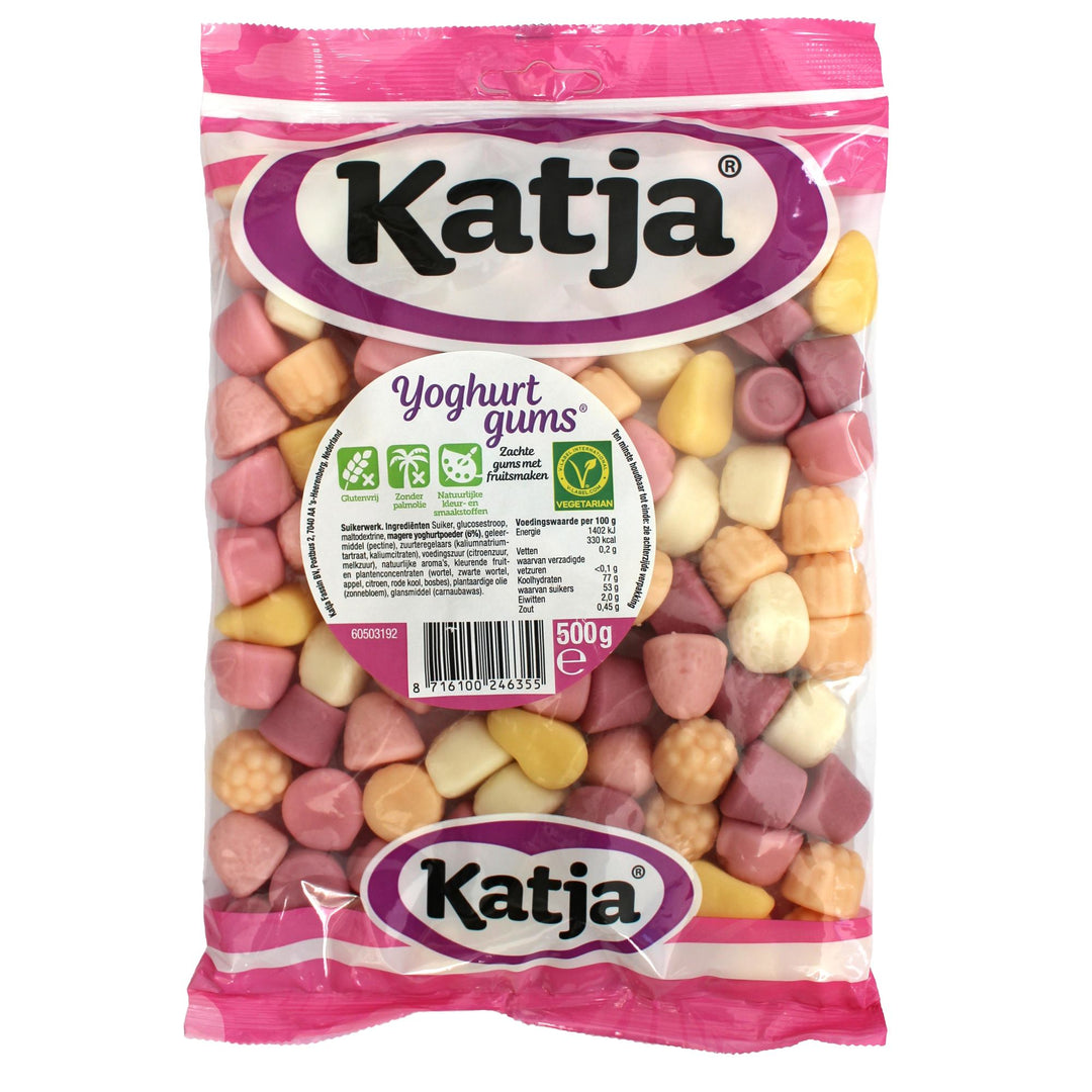 Katja Yoghurt Gums – Soft Fruity Vegetarian Sweets