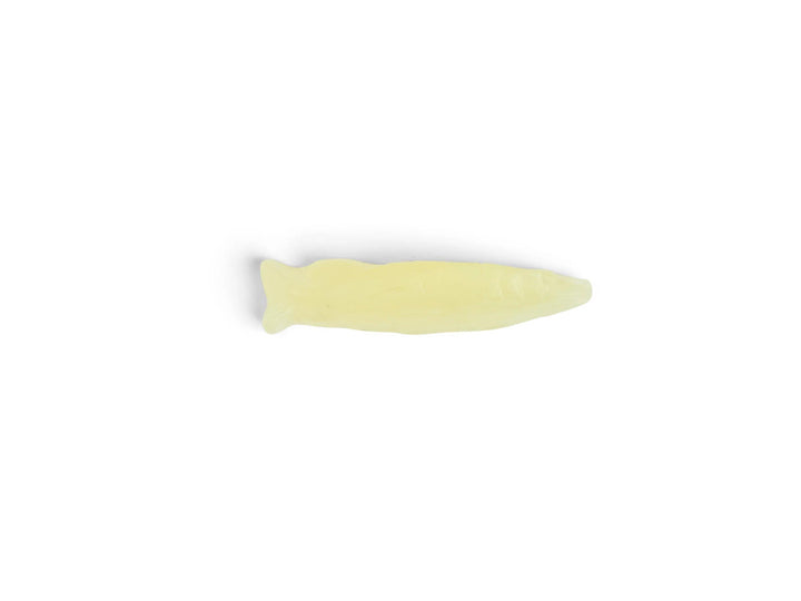 Kolsvart Lakrits Gäddan Fläder – Fish Shaped Sweet Elderflower Gums