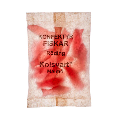 Kolsvart Lakrits Röding – Swedish Vegan & Gluten Free Raspberry Sweets