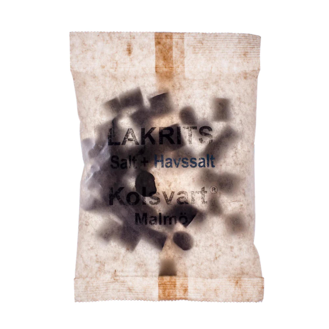 Kolsvart Lakrits Salt + Havsalt - Swedish Salty Liquorice Buttons With Sea Salt