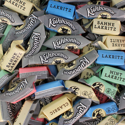 Kuhbonbon Liquorice Caramels Mix