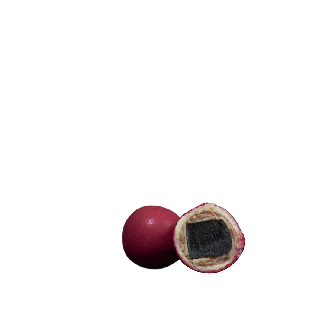 Lakrids Crispy Raspberry - Pink Raspberries & White Chocolate Coated Liquorice
