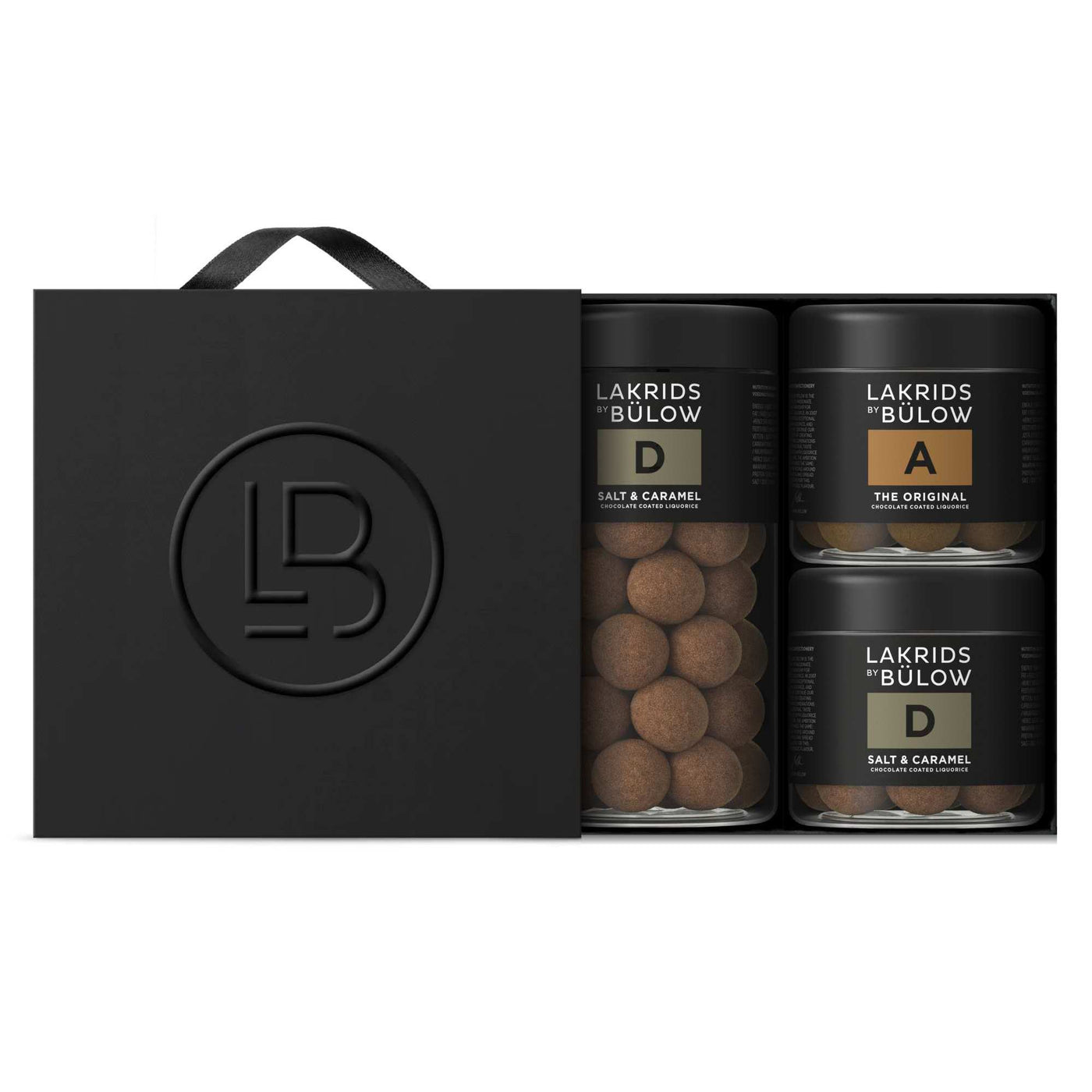 Lakrids DAD Giftbox - D (Salt & Caramel) & A (Original) Chocolate & Liquorice