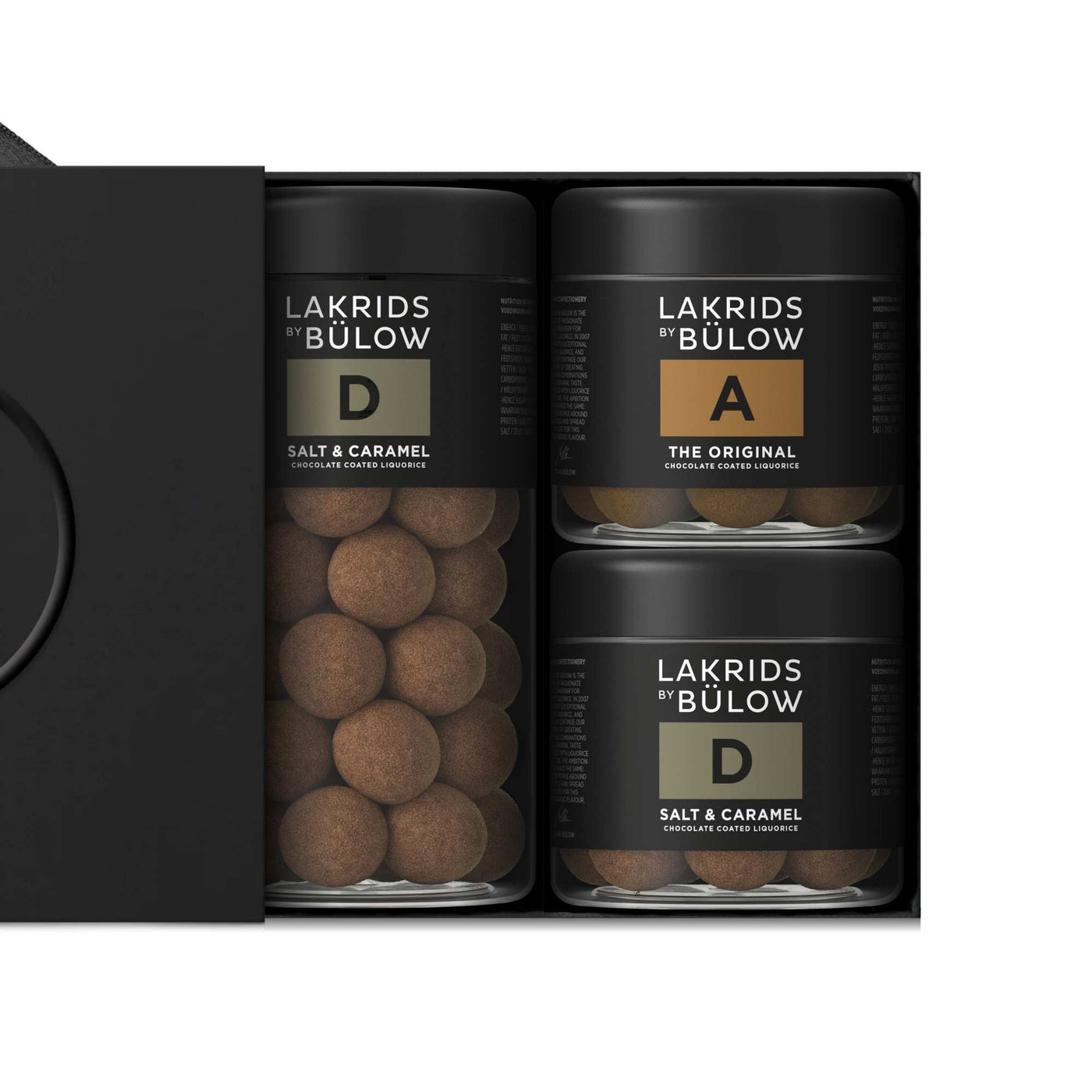 Lakrids DAD Giftbox - D (Salt & Caramel) & A (Original) Chocolate & Liquorice