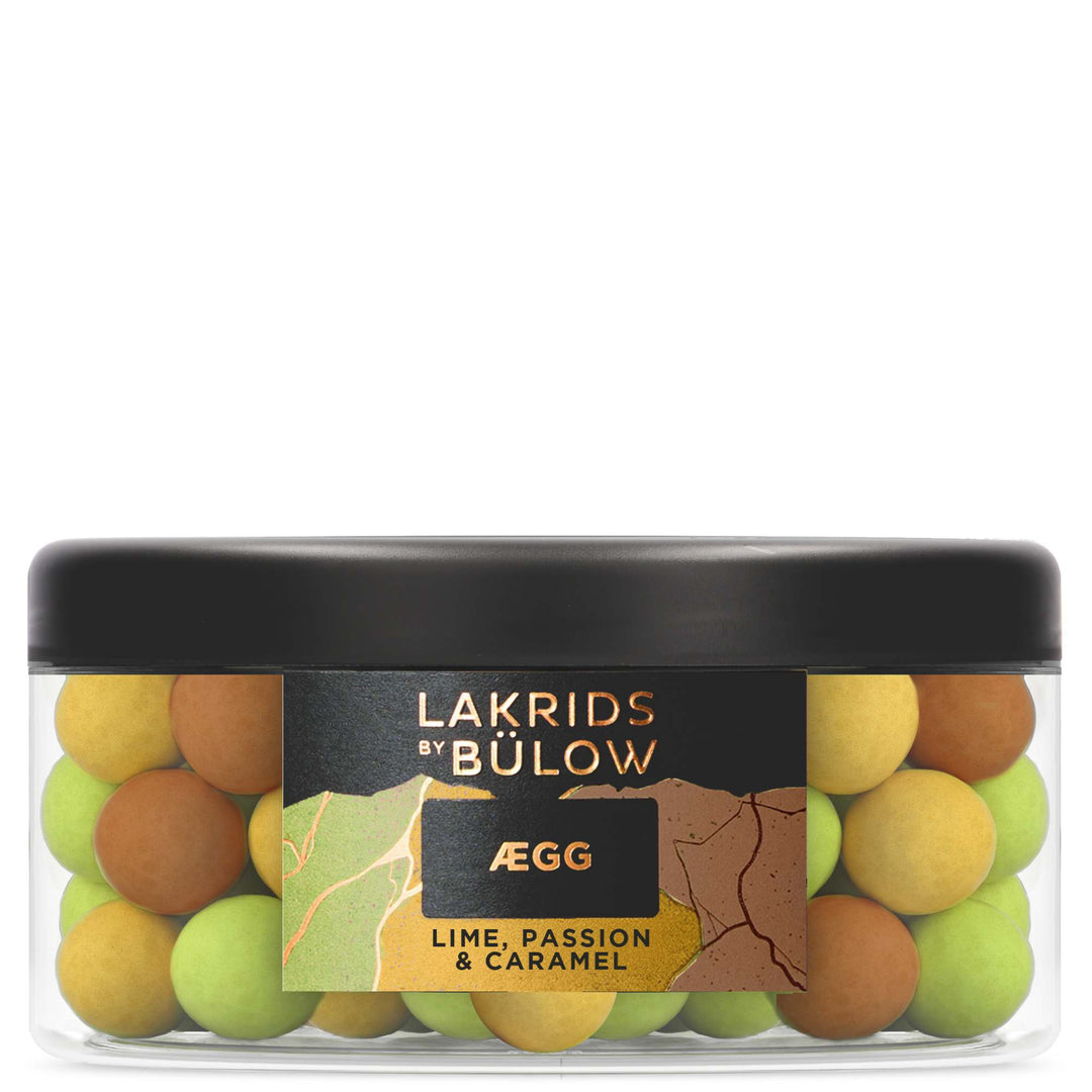 Lakrids ÆGG Large Mixed Tub - Lime, Crispy Caramel & Passion Fruit