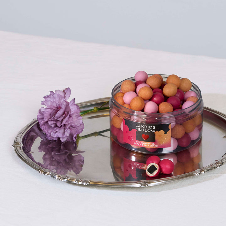 Lakrids LOVE Mixed - Strawberries, Peaches & Milkshake - 550g