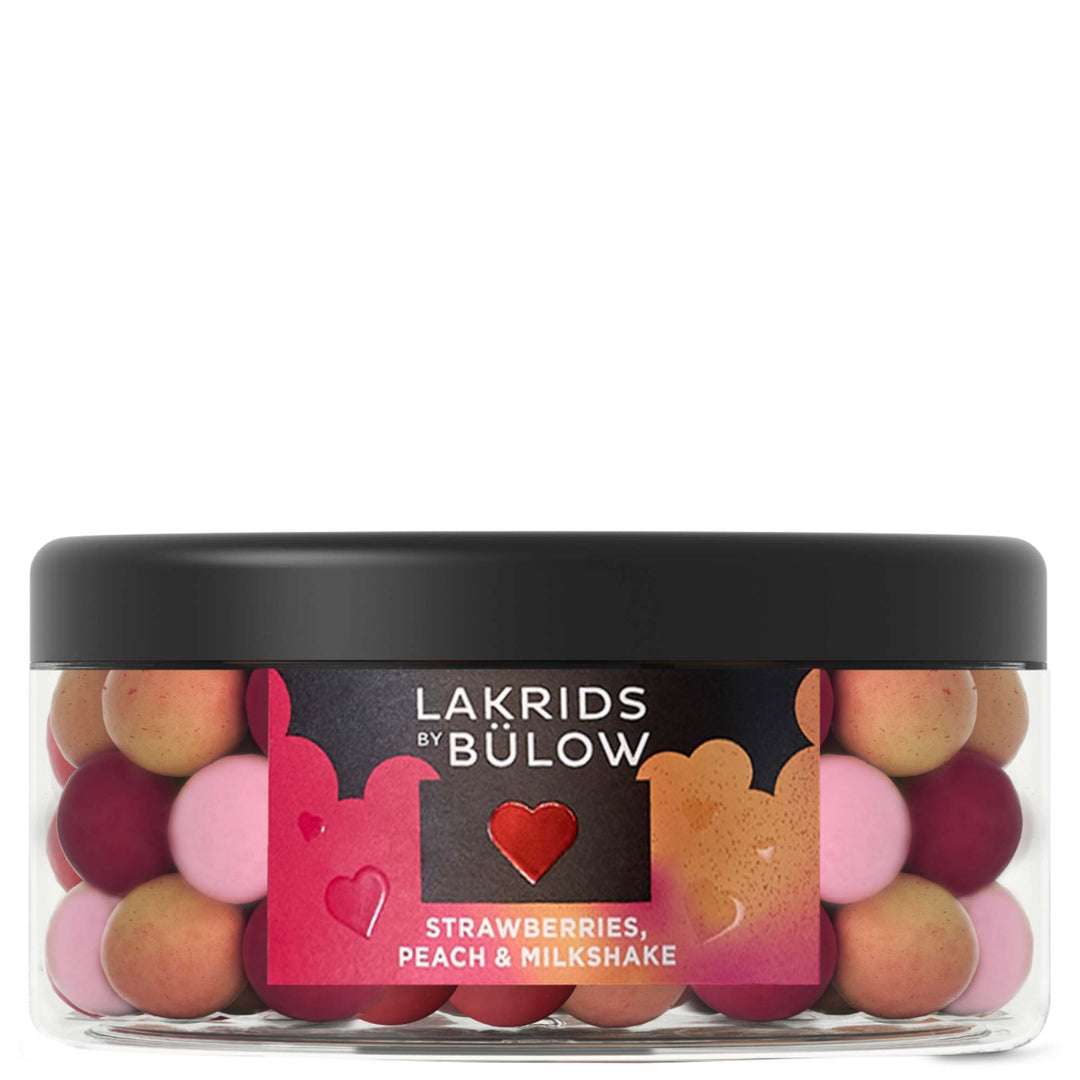 Lakrids LOVE Mixed - Strawberries, Peaches & Milkshake - 550g