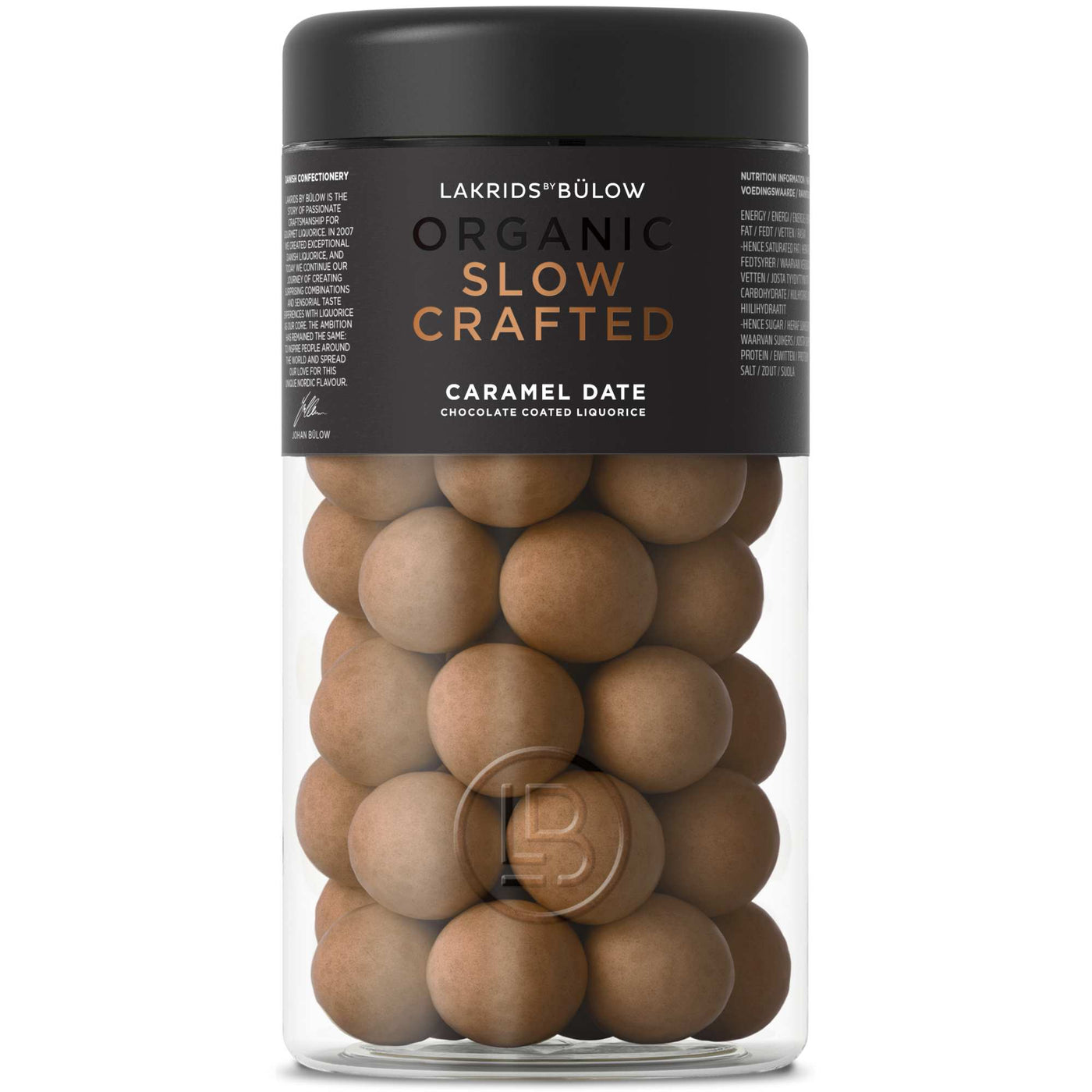 Lakrids CARAMEL DATE – Slow Cooked Liquorice Coated With Dulce Chocolate