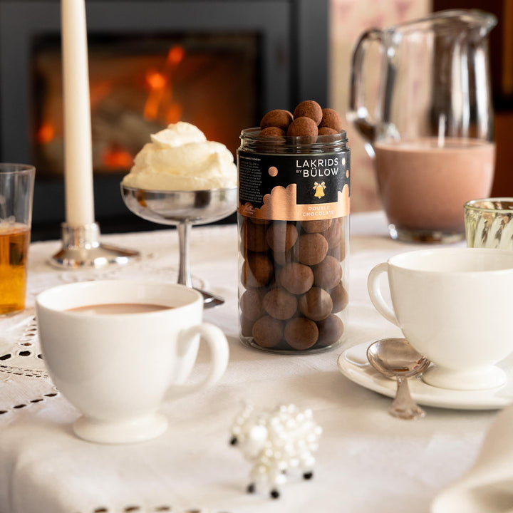 Lakrids Double Chocolate – Liquorice Coated in Dulce Chocolate & Crunchy Cocoa Nibs