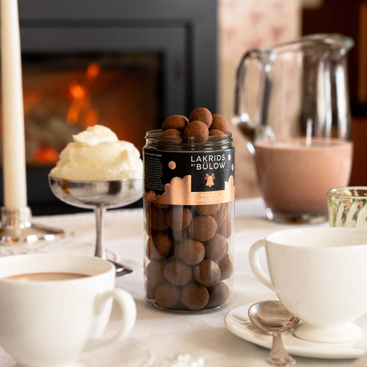 Lakrids Double Chocolate – Liquorice Coated in Dulce Chocolate & Crunchy Cocoa Nibs