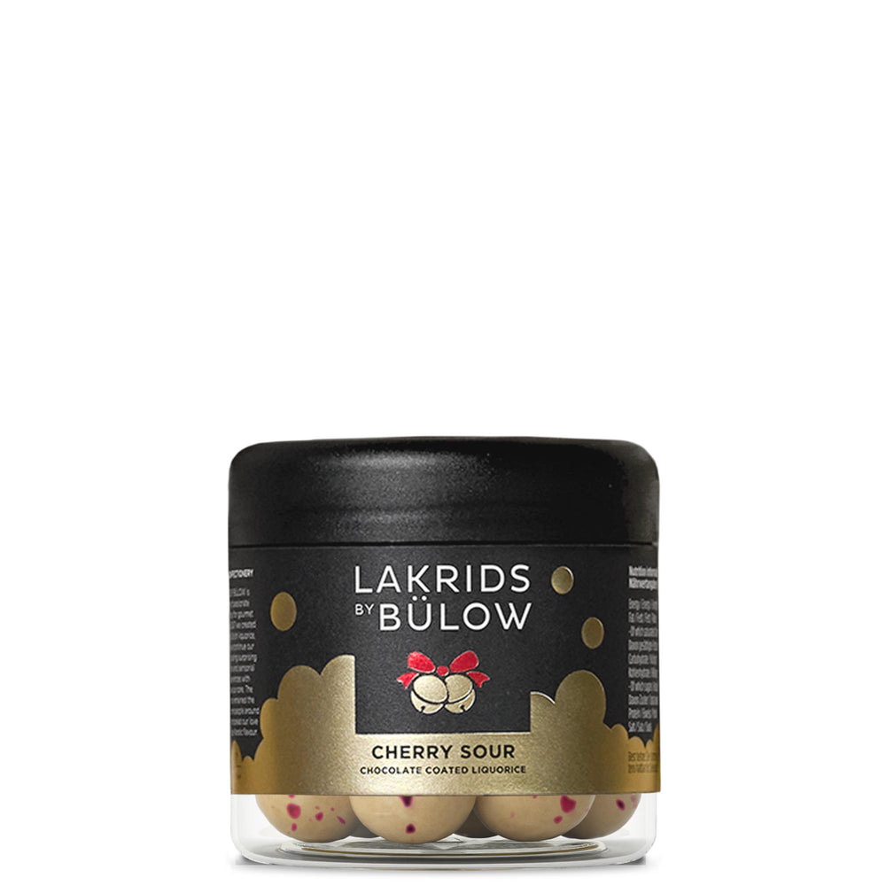 Lakrids Sour Cherry – White Chocolate & Cherry Coated Sweet Liquorice