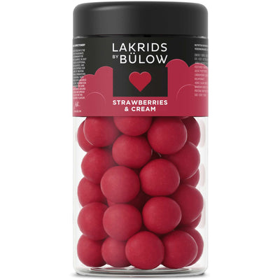 Lakrids Strawberry & Cream - White Chocolate Coated Liquorice - Lakrids by Bülow - Lakrids by Bülow