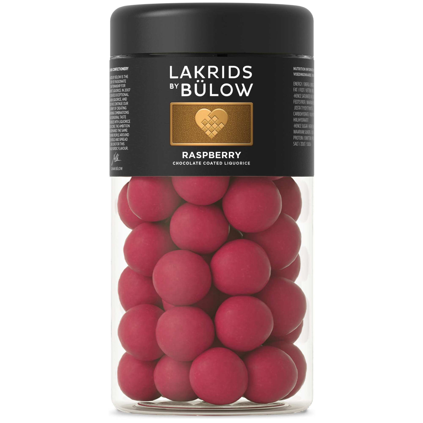 Lakrids Winter Crunchy Raspberry  - Pink Raspberries & White Chocolate Coated Liquorice-Lakrids by Bülow - - Lakrids by Bülow Winter Golden