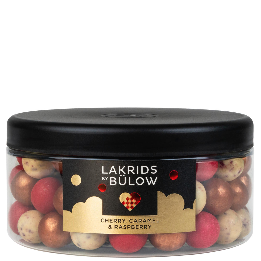 Lakrids by Bulow Winter Large Mixed Classic, Cherry Sour & Crispy Raspberry – 515g