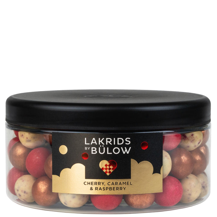 Lakrids by Bulow Winter Large Mixed Classic, Cherry Sour & Crispy Raspberry – 515g