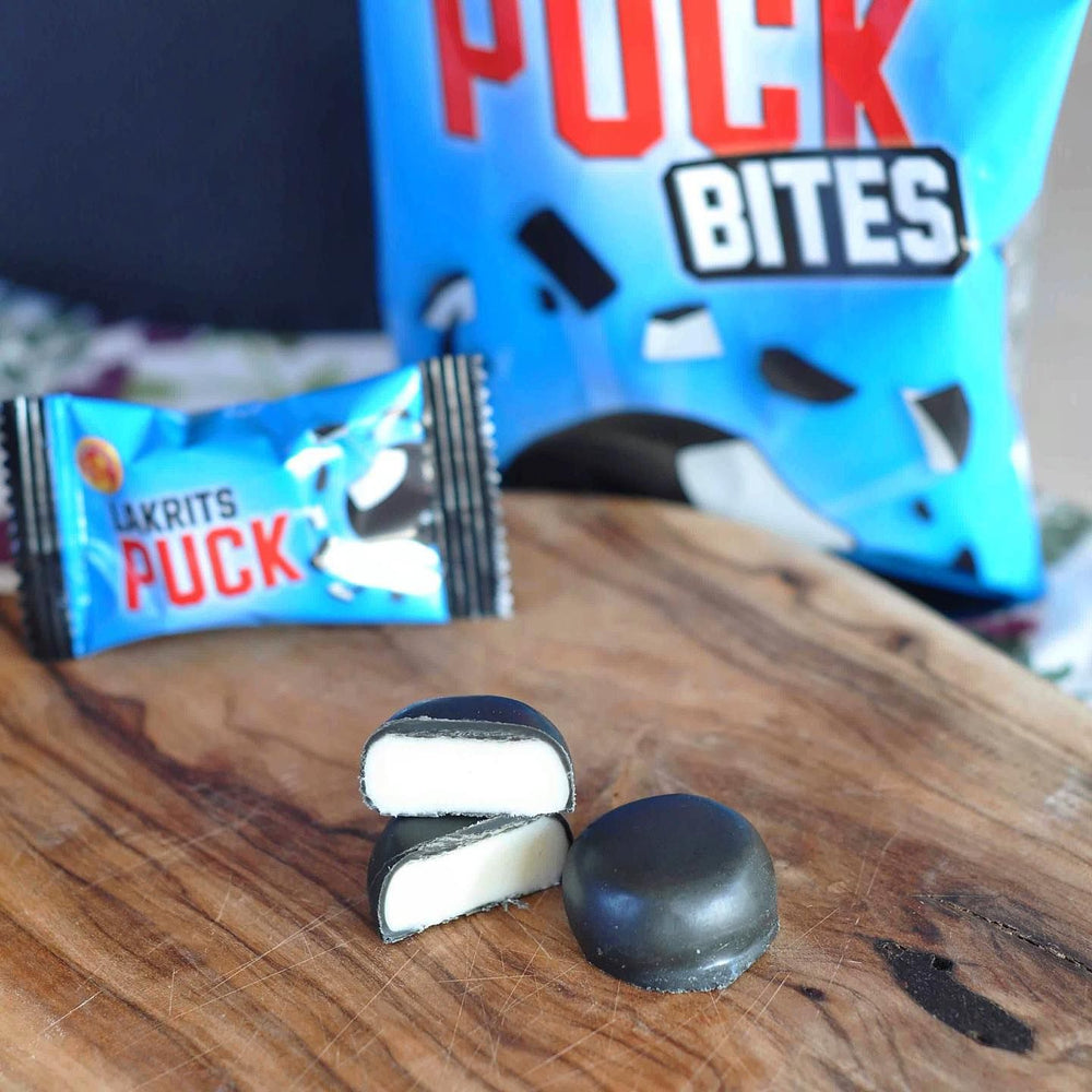 Lakritspuck Bites – Ice Cream Flavour Sweets With Chocolate & Salty Liquorice