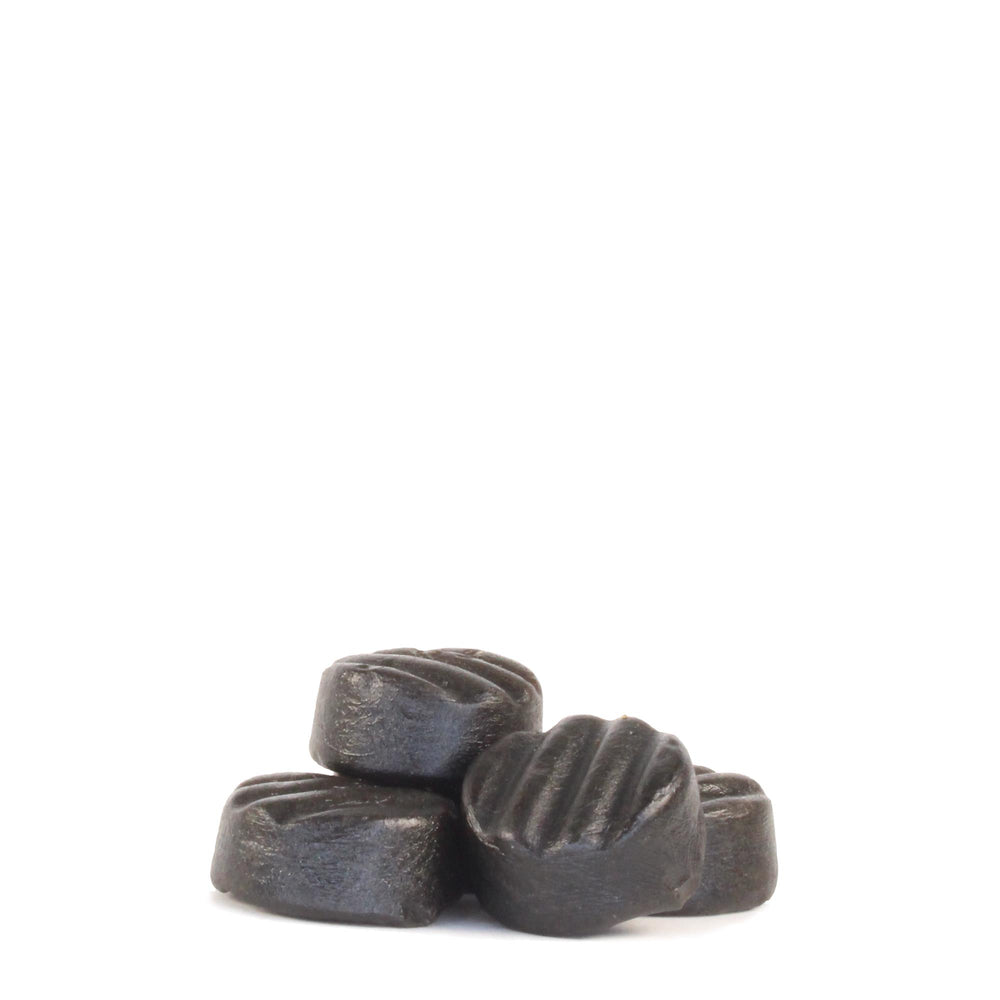 Lion Sweets Poor Bens – Hard Black Sweet Mild Liquorice & Aniseed Gums