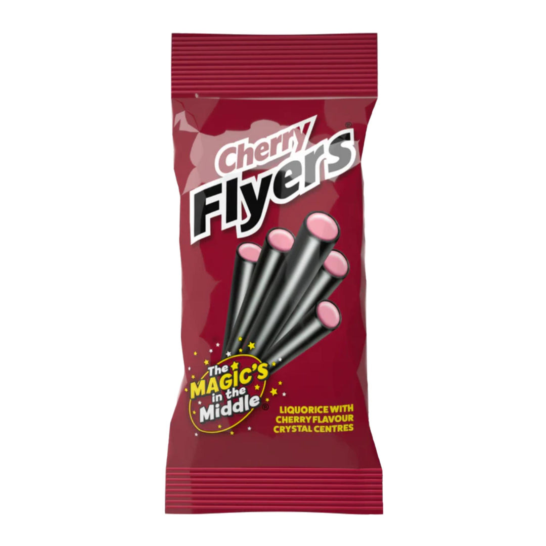 Maxilin Cherry Flyers – 'Fruit Liquorice' Tubes With Sherbet Crystals