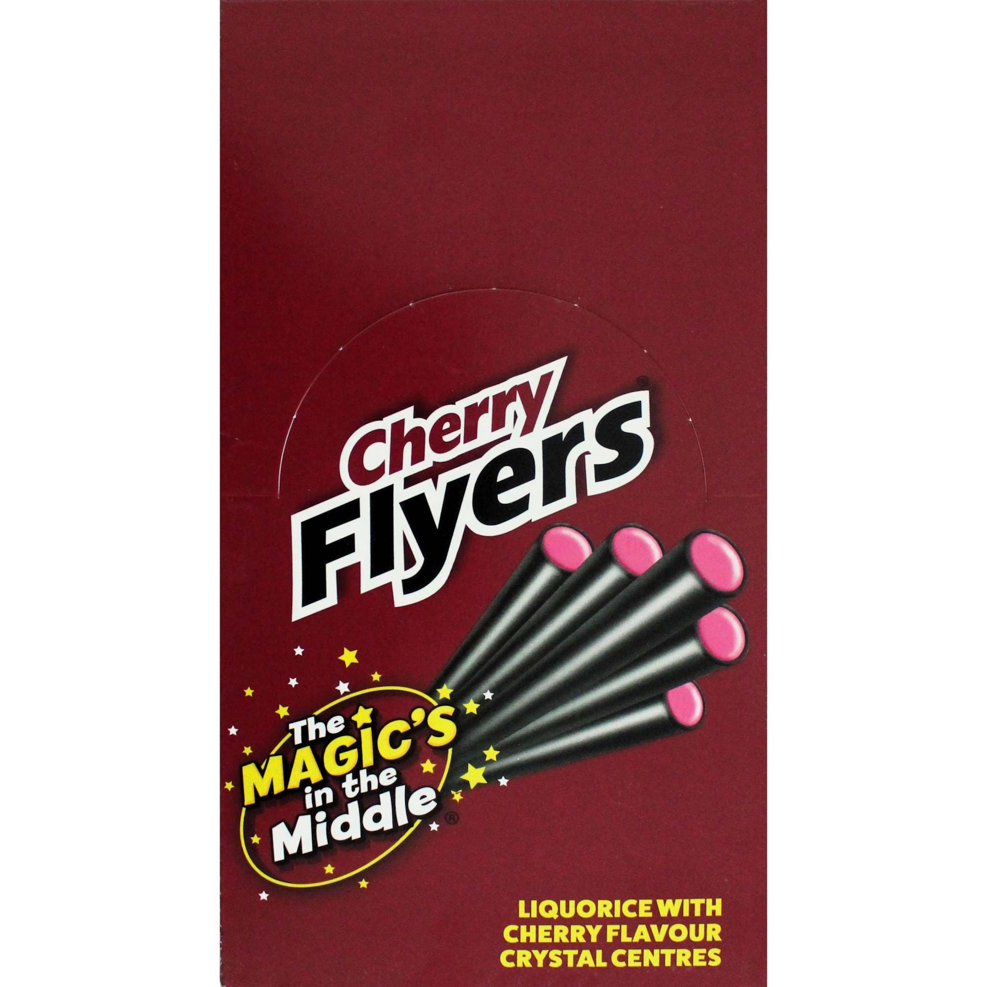 Maxilin Cherry Flyers – Liquorice Tubes With Fruity Sherbet Crystals