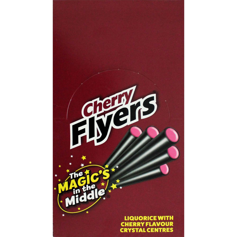 Maxilin Cherry Flyers – Liquorice Tubes With Fruity Sherbet Crystals