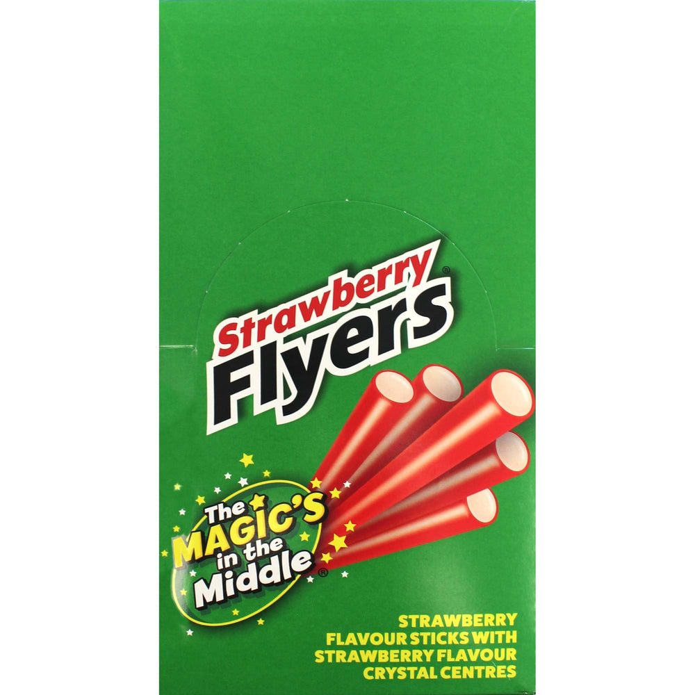 Maxilin Strawberry Flyers – 'Fruit Liquorice' Tubes With Sherbet Crystals