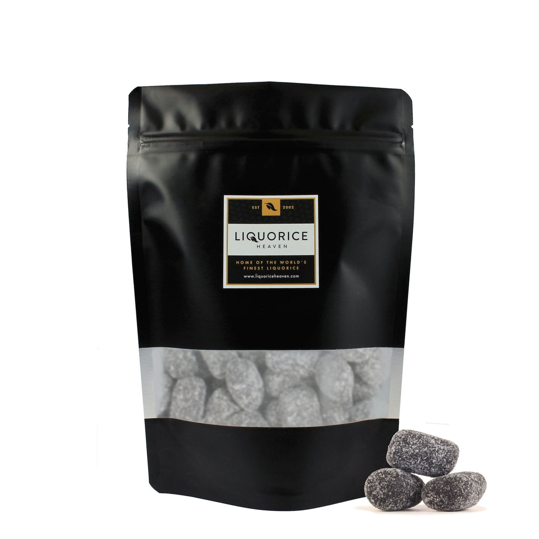 Meenk Salmiak Truffles – Sugar Coated Black Caramel Liquorice With Soft Salmiak