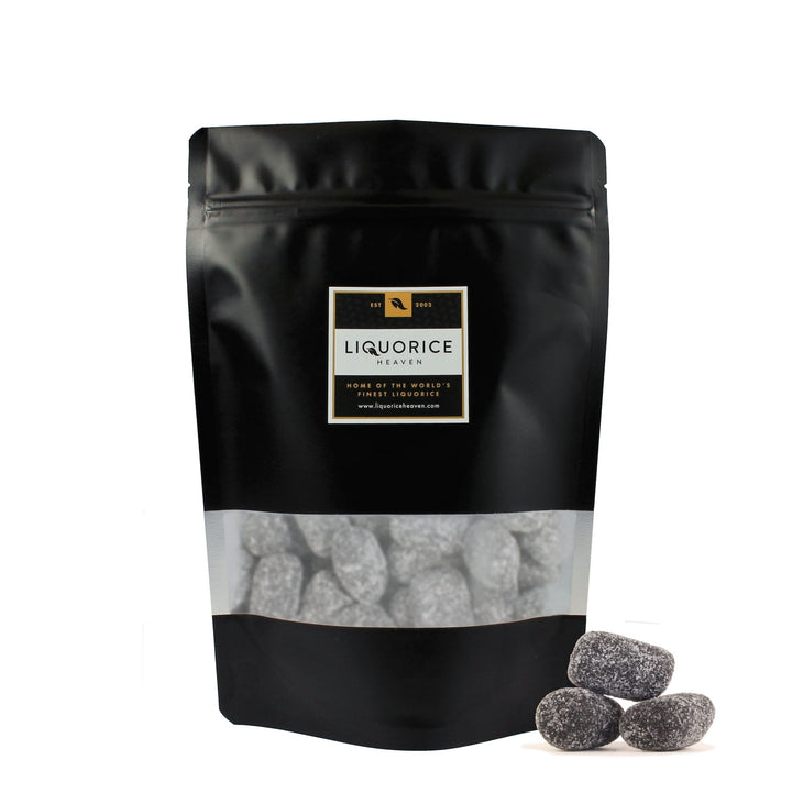 Meenk Salmiak Truffles – Sugar Coated Black Caramel Liquorice With Soft Salmiak