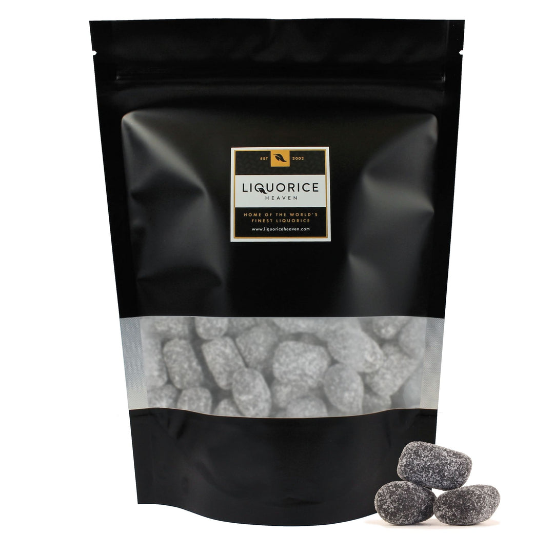 Meenk Salmiak Truffles – Sugar Coated Black Caramel Liquorice With Soft Salmiak