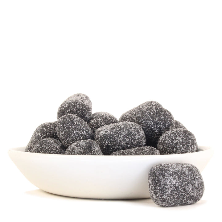 Meenk Salmiak Truffles – Sugar Coated Black Caramel Liquorice With Soft Salmiak
