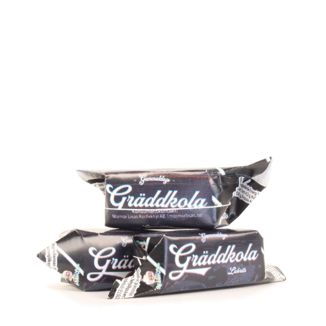 Mormor Lisas Gräddkola lakrits – Soft Cream Caramels With Liquorice