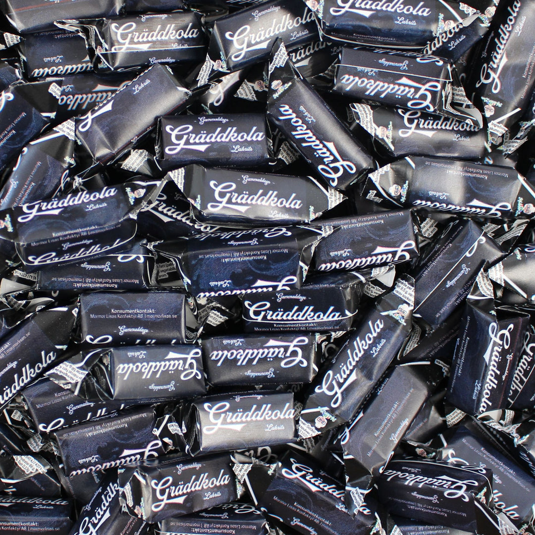 Mormor Lisas Gräddkola lakrits – Soft Cream Caramels With Liquorice