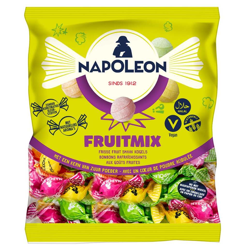 Napoleon Fruitmix – Sour Powder Filled Fruity Flavoured Balls