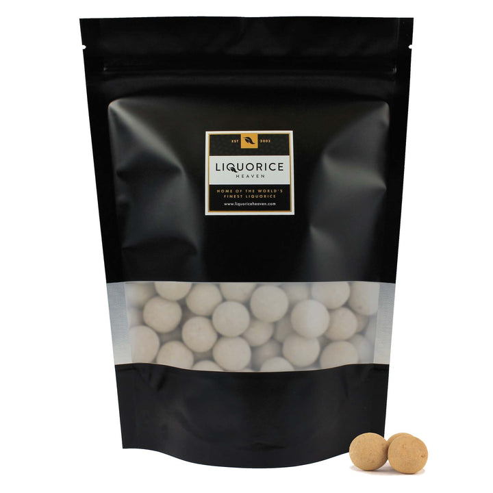 Narr White Chocolate & Sweet Liquorice Coated in Liquorice Powder