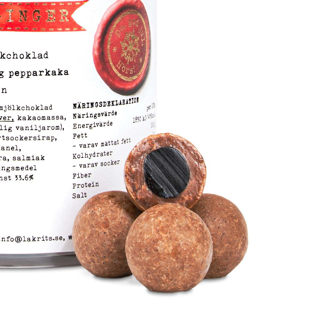 Naughty Ginger – Salt Liquorice, Milk Chocolate & Crunchy Gingerbread