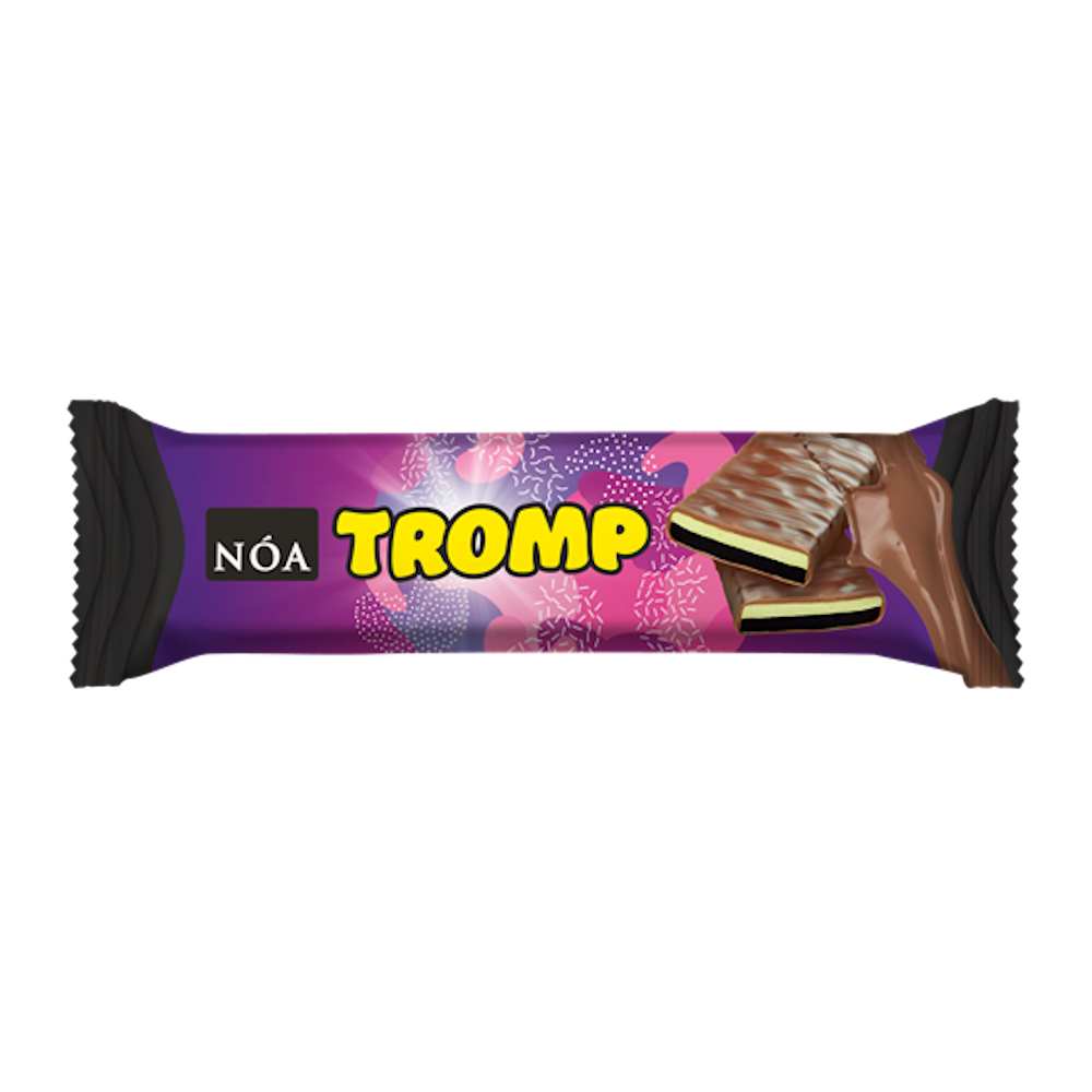 Nóa Tromp - Chocolate Coated Liquorice & Coconut Bar (45g)