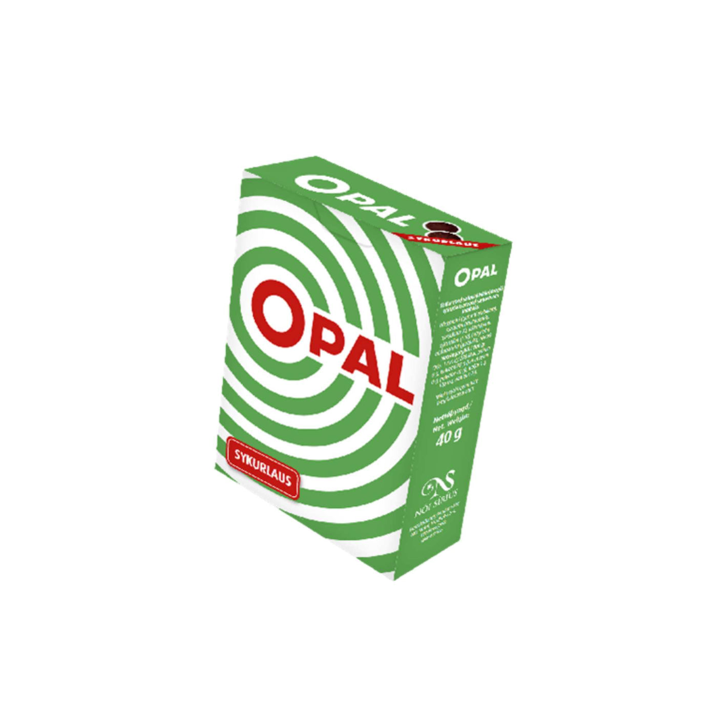 Opal Green Sugar Free - Salmiak Liquorice Pastilles