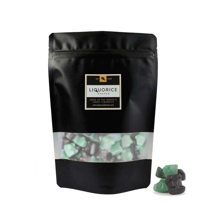 Pandabeertjes Drop-mint – Peppermint & Mild Salt Liquorice Gummy Bears